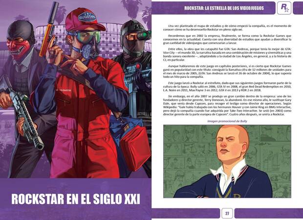 Anunciado el libro Rockstar: La estrella de los videojuegos, disponible ya para reservar Imagen 3