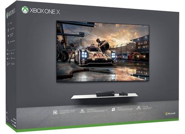 Así es la caja de Xbox One X Imagen 2
