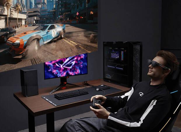 Imagen de las gafas ROG XREAL R1 de Asus
