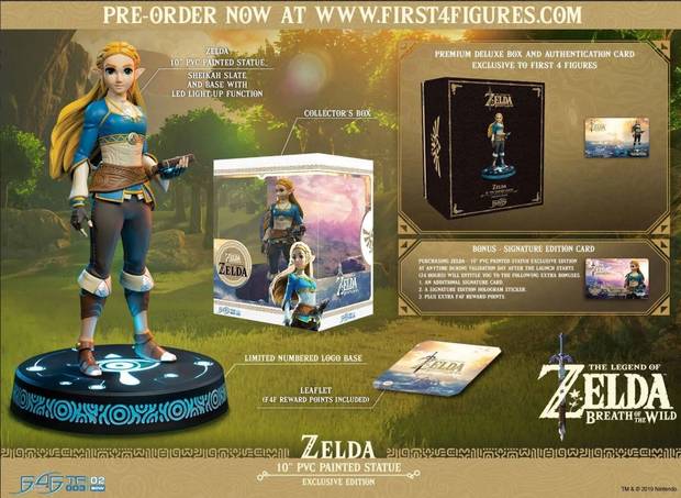 As es la estatua de Zelda en Breath of the Wild de First 4 Figures Imagen 2