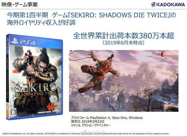 Sekiro: Shadows Die Twice roza los 4 millones de copias vendidas Imagen 2