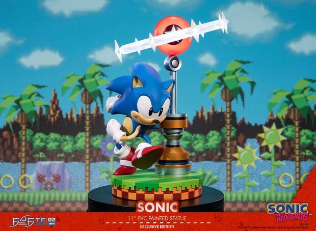 First 4 Figures presenta su nueva estatua de Sonic the Hedgehog hecha en PVC Imagen 2