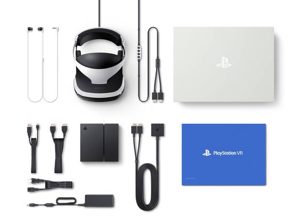 Pack VR  Sony PlayStation Gafas VR, Cámara VR 2.0 + 5 juegos (Descarga PS  Store), Para PS4