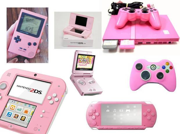 Casi todas las consolas de los �ltimos 20 a�os, especialmente las port�tiles, han tenido una versi�n en color rosa chicle.
