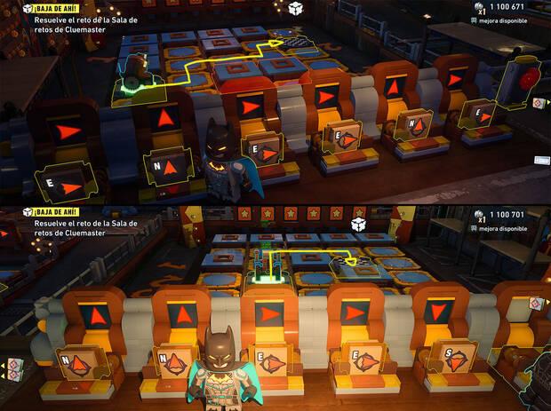 LEGO Batman: El Legado del Caballero Oscuro - C�mo resolver el puzle de la sala de acertijo 01 en Sur del Cauldron