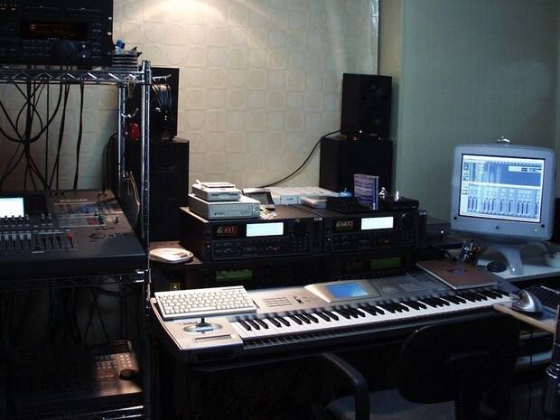 El estudio en el que trabajaba Rei Kondoh en la �poca de Okami.