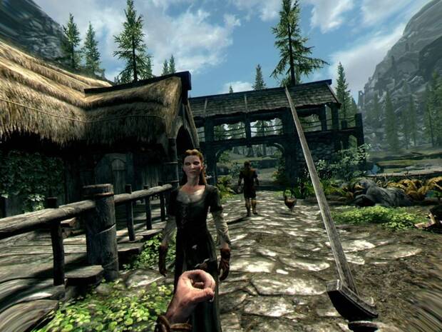 'Skyrim' en realidad virtual es justo lo que esperas.