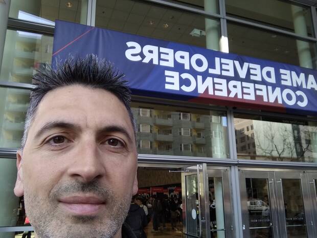 Jordi Guerrero a las puertas de la GDC.