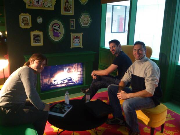 Jordi Guerrero con el equipo de King en Estocolmo.