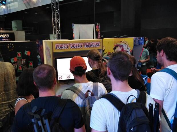 'Pokey Dokey Paradise' en la Gamescom Indie Arena en 2019.