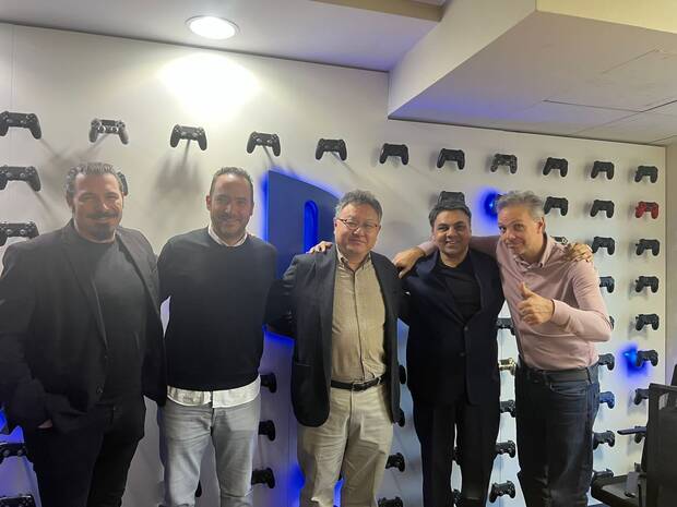 De izquierda a derecha: Ricardo Correira (coordinador de Talents en Portugal), Roberto Yeste, Shuei Yoshida, Shahid Kamal Ahmad y Jorge Huguet.