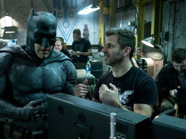 Zack Snyder con Ben Affleck