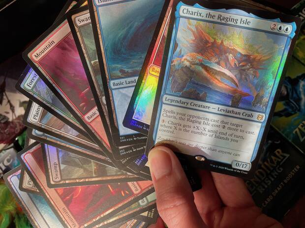 Cartas foil de Magic