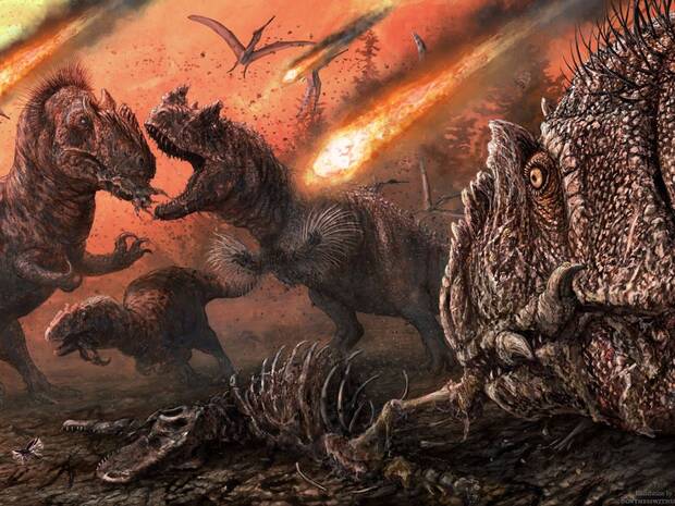 Caos Dinosaurios Cretácico