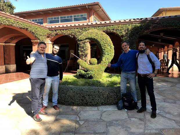 En las oficinas centrales de Dreamworks.