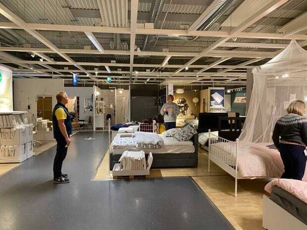 Encerrados en un IKEA por una tormenta