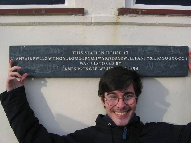 Murat en Reino Unido durante su estancia con una beca Erasmus.