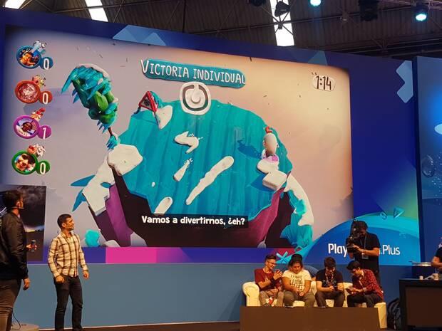Labena enseñando Frantics en BCN Games World