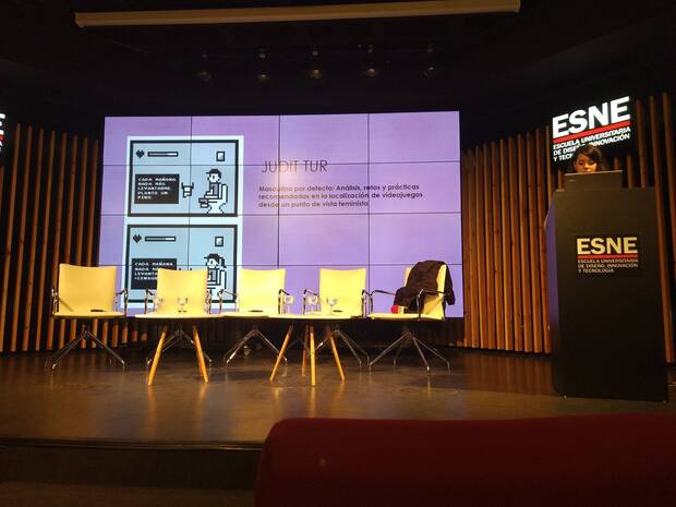 '¡Protesto!' Se presentó en el centro universitario madrileño ESNE.