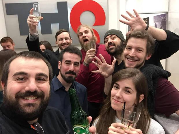 El equipo de THQ Nordic Barcelona - Alkimia Interactive en 2019.