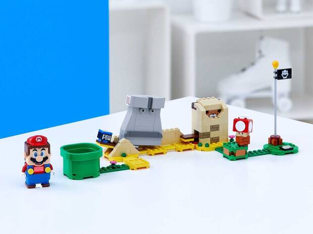 LEGO Super Mario: As es su expansin Topo Monty y Superchampin Imagen 3