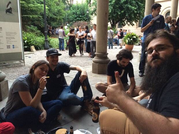 Una imagen de los Indie Deveolpers Burger Awards 2014.