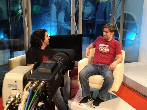 Maeso con el tambin periodista Bruno Sol.