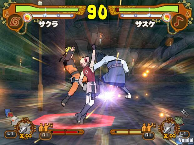 Naruto Ultimate Ninja 5, un juego de PS2 muy completo. // Naruto