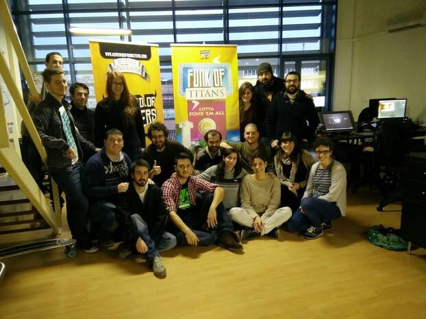 El equipo de A Crowd of Monsters.