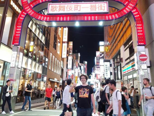 Nafria en Kabukicho, una zona de Tokio (Japón).
