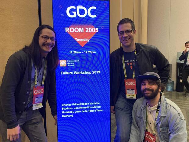 Con los ponentes del Workshop en GDC en 2019.
