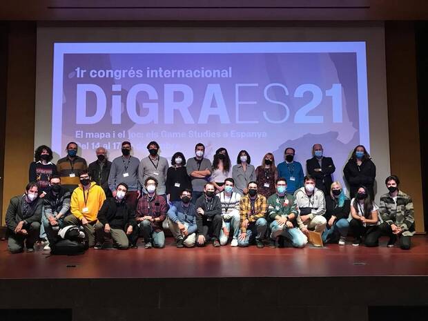 Los participantes en el congreso del capítulo español de DiGRA 21.