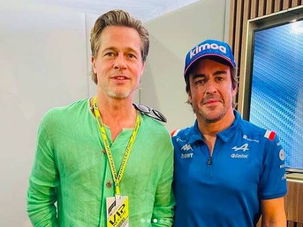 F1 de Brad Pitt con Alonso