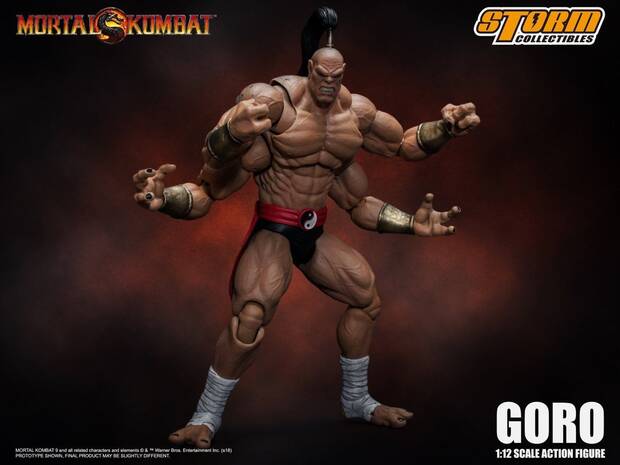 Goro de Mortal Kombat estrena una gigantesca y espectacular figura de accin Imagen 2