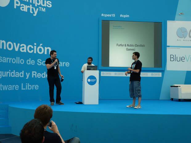 Ferriz en la Campus Party de 2009.