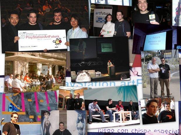 Diversas imágenes que muestran la participación de Devilish en Art Futura, donde el estudio consiguió varias menciones.