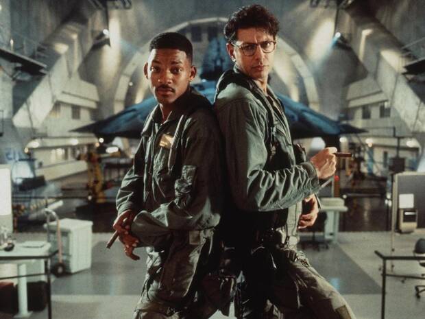Jeff Goldblum y Will Smith en ID4
