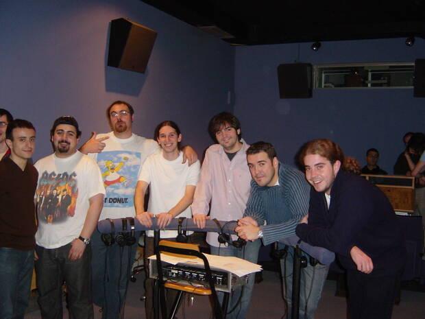 Una grabación de sonido para 'FIFA' en 2003.