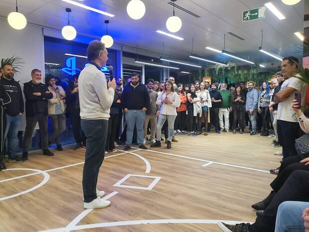 Huguet durante una fiesta para presentar la nueva sede de las oficinas de Sony Interactive Entertainment en España hace unos meses.