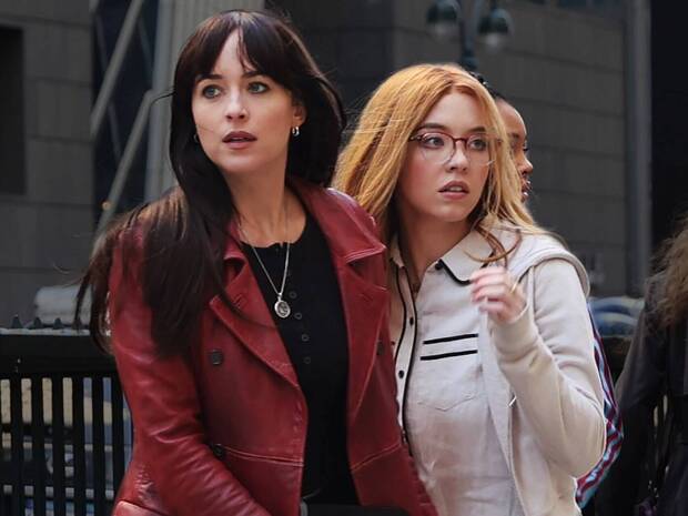 Madame Web Dakota Johnson Sydney Sweeney