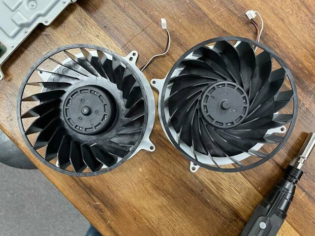 PS5 modelo CFI-11XX ventilador