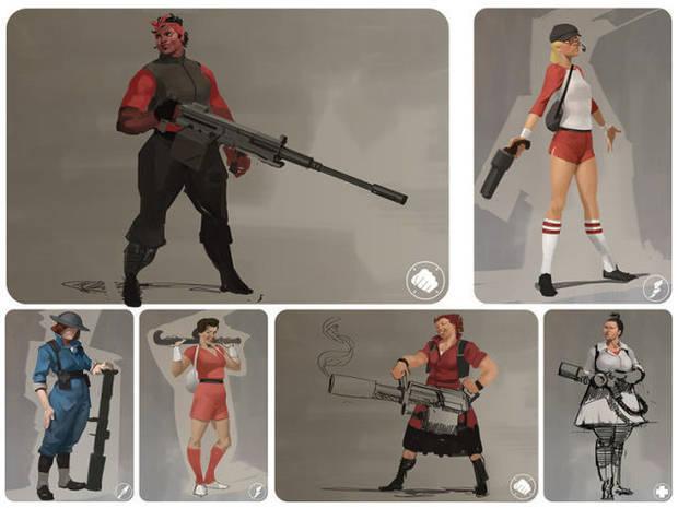 Valve valoró personajes femeninos en Team Fortress 2 Imagen 2