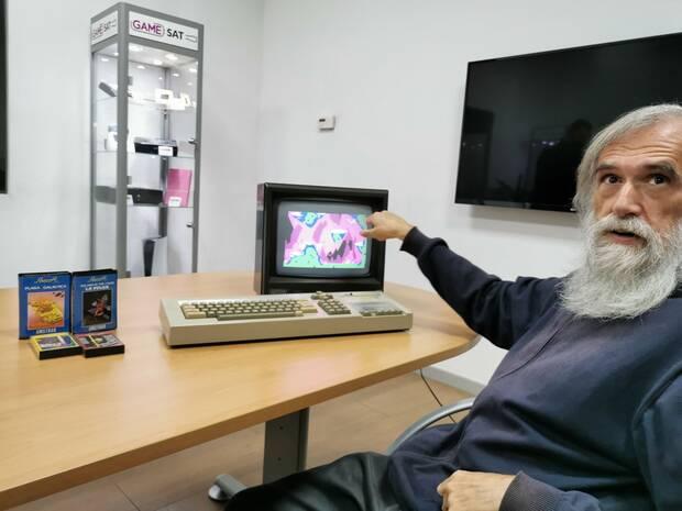 Paco Suárez (Foto: Jaime González, cedida por la revista RetroGamer).