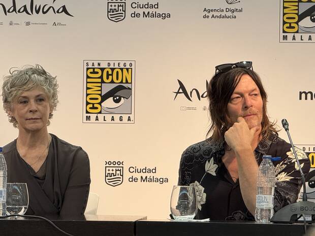 Norman Reedus y Melissa McBride en Mlaga