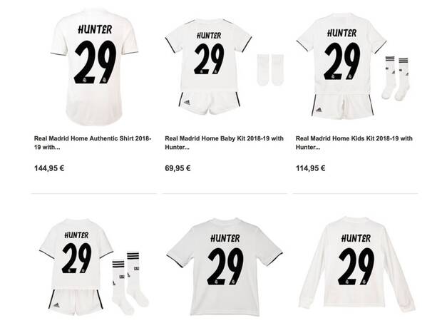 El Real Madrid vende camisetas de Alex Hunter de FIFA 19 Imagen 2