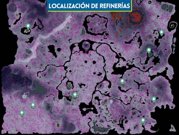 Zelda: Tears of the Kingdom - Localizaciones de los gólems refinadores