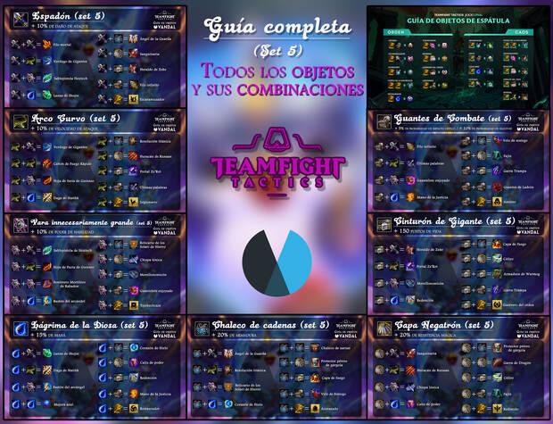 Teamfight Tactics Todos los items y sus combinaciones
