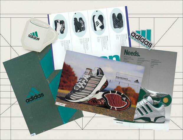 Imagen del logotipo de Adidas Equipment presentado en 1991 (Adidas)