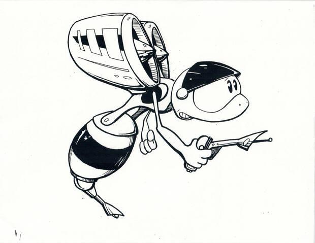 Esta avispa, compa�era de aventuras, podr�a usar las c�psulas tambi�n.