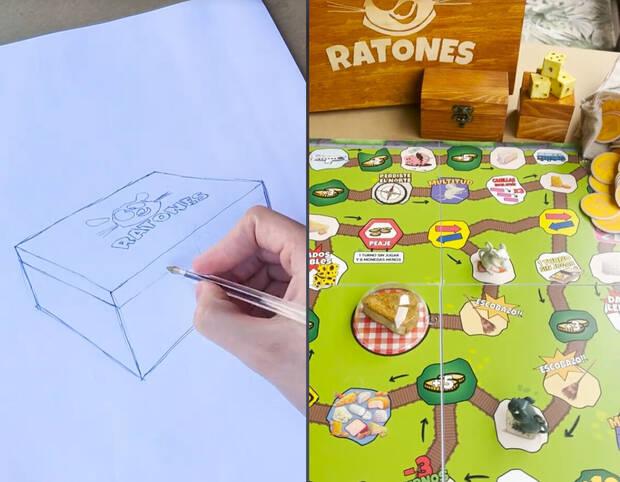 Ratones, el juego de mesa creado desde cero por un chico para el cumplea�os de su novia